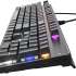 Клавиатура Oklick 970G Dark Knight,  USB, черный + серебристый [499578]